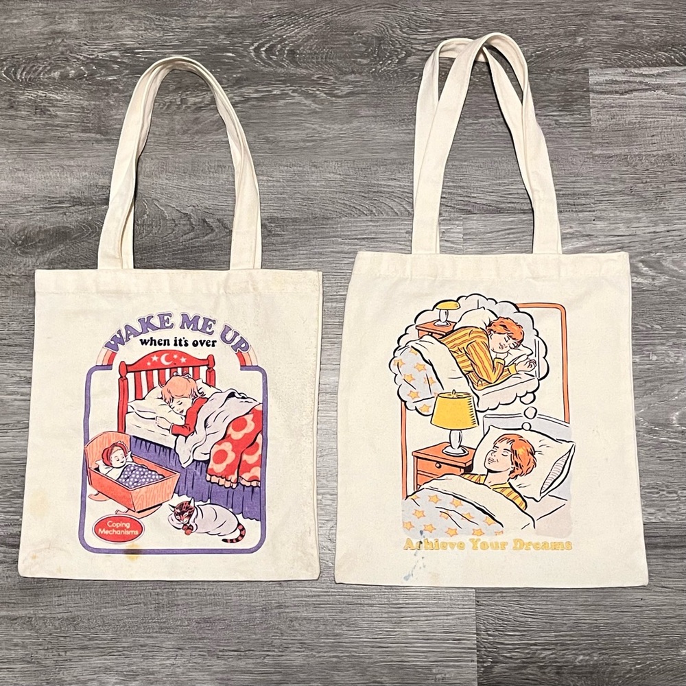 LAZY & CO. Tote Bag Bundle x2